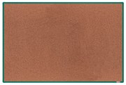 Tablica korkowa BoardOK w ramie aluminiowej, 1800 x 1200 mm, zielona rama