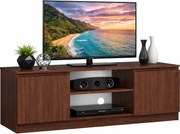 Klasyczna Szafka Rtv Z Półkami Wenge M9-P29