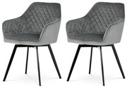 Zestaw krzeseł do jadalni DCH-425 GREY4, 2 szt.
