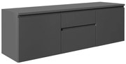 Szafka wisząca pod umywalkę - Szary - 150 cm - JIMENA II