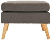 Tapicerowana nowoczesna pufa taupe P1-Z02