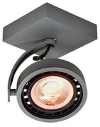 Szara lampa sufitowa z metalowym kloszem 12x12 cm Wally – GTV