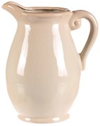 Waza/dzban kremowy, 18 x 20 x 28 cm, duży, 28 cm