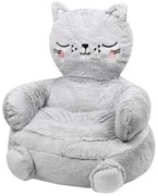 Puf do pokoju dziecięcego w kształcie kota, 45 x 45 cm