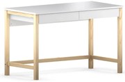 Białe drewniane biurko skandynawskie 120x60 cm Z0-A66