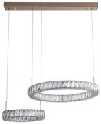 Zuma Line MD3713-2-3GT - Lampa wisząca na linkach GIRONA LED/36W/230V, kolor różowego złota