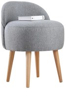 Pufa NIKI, śr. 46 cm, szara