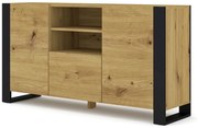 Duża Komoda Do Salonu Dąb Artisan L7-K02