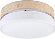 Lampa sufitowa SIRJA BOHO 2xE27/15W/230V Ø 45 cm beżowo-biała