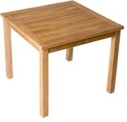 Drewniany stół ogrodowy Divero, 90 x 90 x 75 cm