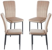 Zestaw 4 Krzese Bioba