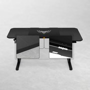 Biurko z regulacją wysokości DIABLO X-TENSIO 1600 czarne