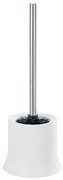 Pojemnik na szczotkę BASIC WHITE + szczotka WC, WENKO