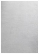 Dywan pluszowy Sky srebrny antypoślizgowy do prania 60 cm x 110 cm