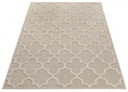 Dywan zewnętrzny sznurkowy Patara Koniczyna beżowy 80 cm x 150 cm