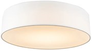 Lampa sufitowa biała 40 cm z LED - Drum LED