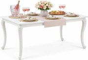 Biały stół z połyskiem G4-C18