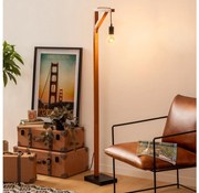 Atmosphera - Lampa podłogowa WILD 1xE27/25W/230V sosna