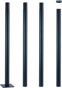 Brilagi - Metalowy słup oświetleniowy 4 m, Ø 58 mm, antracyt