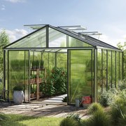 GFP 311 x 460 cm Szklarnia, aluminium - (GFPV00224)