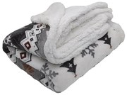 Kocyk z barankiem Magic flake, 150 x 200 cm