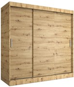 Szafa przesuwna 200 cm dąb artisan P0-L24