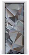 Naklejka samoprzylepna na drzwi Abstrakcja trójkąty