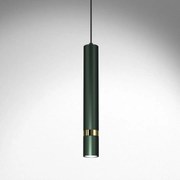 Lampa wisząca JOKER GREEN/GOLD 1xGU10, pojedyncza, zielona, tuba