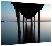 Obraz - spokojna powierzchnia wody (70x50 cm)