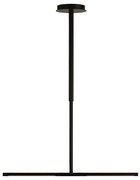 Czarna metalowa lampa wisząca LED z metalowym kloszem Omni Ceiling – UMAGE