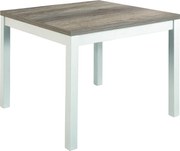 Kwadratowy drewniany rozkładany stół 90x90 cm 180x90 cm - POSITANO