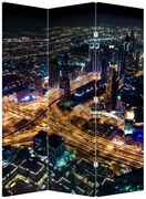 Parawan - Miasto nocą (126x170 cm)