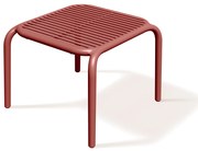 Stolik ogrodowy kawowy Brene Retro Red 54,5 x 53,5 cm FERNE