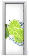 Okleina samoprzylepna fototapety na drzwi Limonki