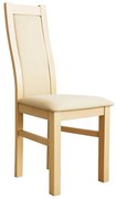 Krzesło do jadalni ZOE dąb/kremowe