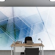 Fototapeta - Geometryczne kształty (196x136 cm)