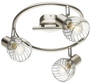 Globo 54809-3 - Lampa punktowa TEXAS 3xE14/40W/230V chrom matowy