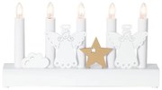 Eglo 410406 - Świecznik bożonarodzeniowy JULIA 5xE10/3W/230V