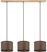 Spot-Light 1037400811551 - Żyrandol na lince BENITA 3xE27/40W/230V dąb