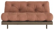 Pomarańczowomiedziana rozkładana sofa 160 cm Roots – Karup Design