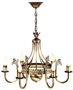 Jupiter 277 - KO 6 - Lampa wisząca KORONA 6xE14/40W/230V