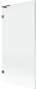 Mexen Lunar L parawan nawannowy 1-skrzydłowy 90 x 150 cm, transparent, gun metal - 897L-090-000-95-00