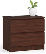 Klasyczna Komoda Z Szufladami Wenge D7-W79