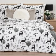 4Home Pościel flanelowa Autumn Forest, 140 x 220 cm, 70 x 90 cm