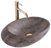 Umywalka nablatowa Rea Roxy A Stone D.Grey