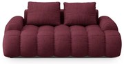 Bordowa sofa 175 cm Linz – Cosmopolitan Design