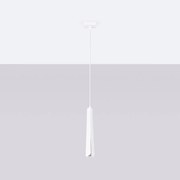 Lampa wisząca PRYSM 1 biała SOLLUX  LIGHTING