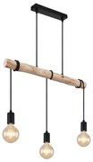 Globo 15539-3H - Lampa wisząca GREGOR 3xE27/60W/230V na linkach
