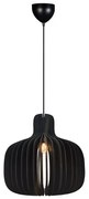Nordlux - Lampa wisząca na przewodzie HAZO 1xE27/60W/230V czarna