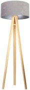Lampa stojąca HOME 50 szara/srebrna/sosna BPS KONCEPT